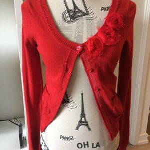 Ruby Red Cardigan